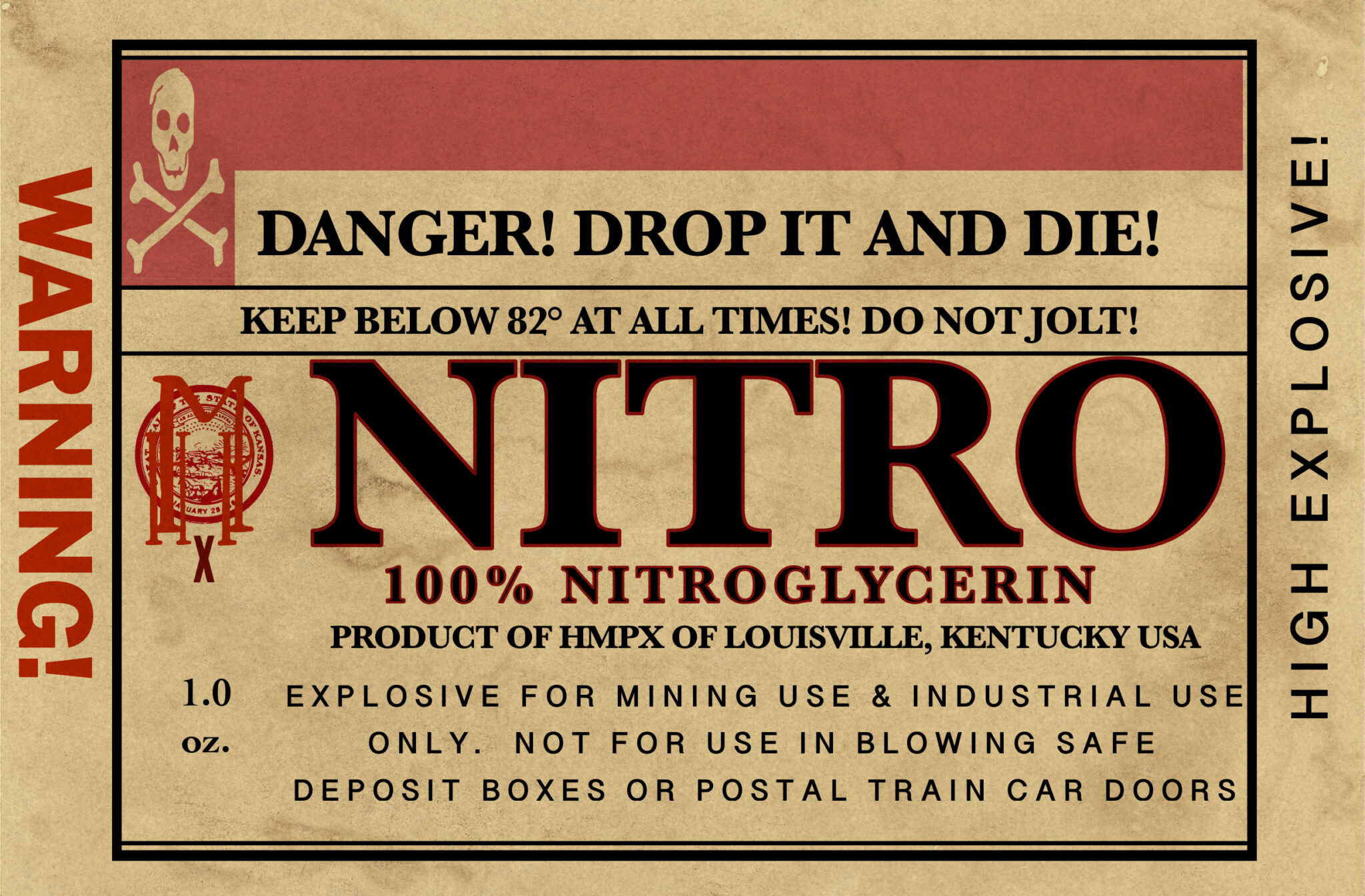 Make Nitroglycerin Prop and Case Brain Scat